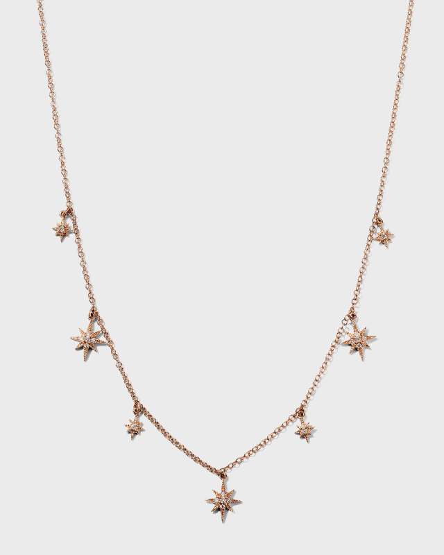 Yellow Starburst Adjustable Necklace